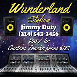 Need to record a CD project? Want to convert VHS or Cassette to a digital format? Check out Wunderland Studios for all your recording or conversion needs!